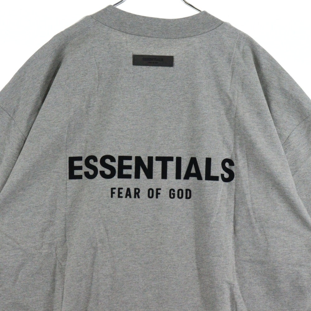 FEAR OF GOD ESSENTIALS(フィアオブゴッド エッセンシャルズ) S/S T-SHIRT フェルトロゴ 半袖Tシャツ グレー