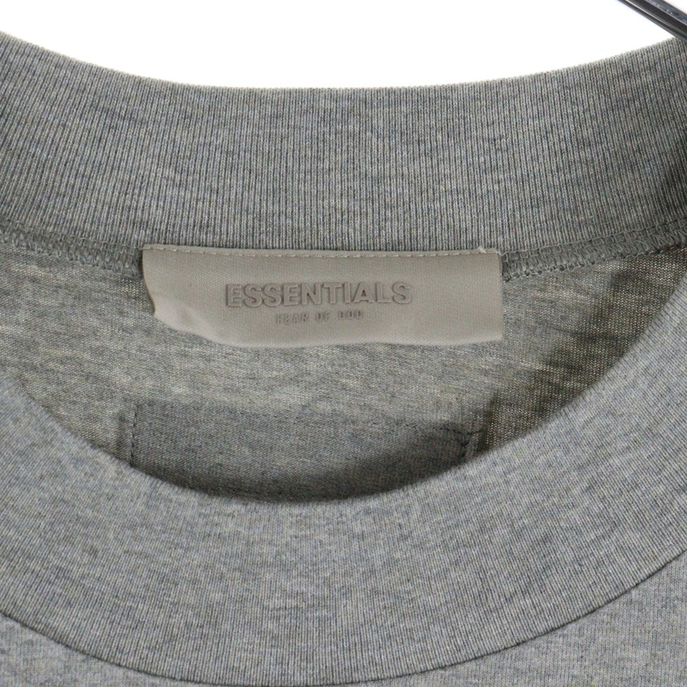 FEAR OF GOD ESSENTIALS(フィアオブゴッド エッセンシャルズ) S/S T-SHIRT フェルトロゴ 半袖Tシャツ グレー