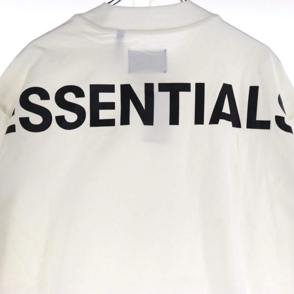 FEAR OF GOD ESSENTIALS(フィアオブゴッド エッセンシャルズ) L/S T-SHIRT バックロゴ長袖Tシャツ ロンT ホワイト