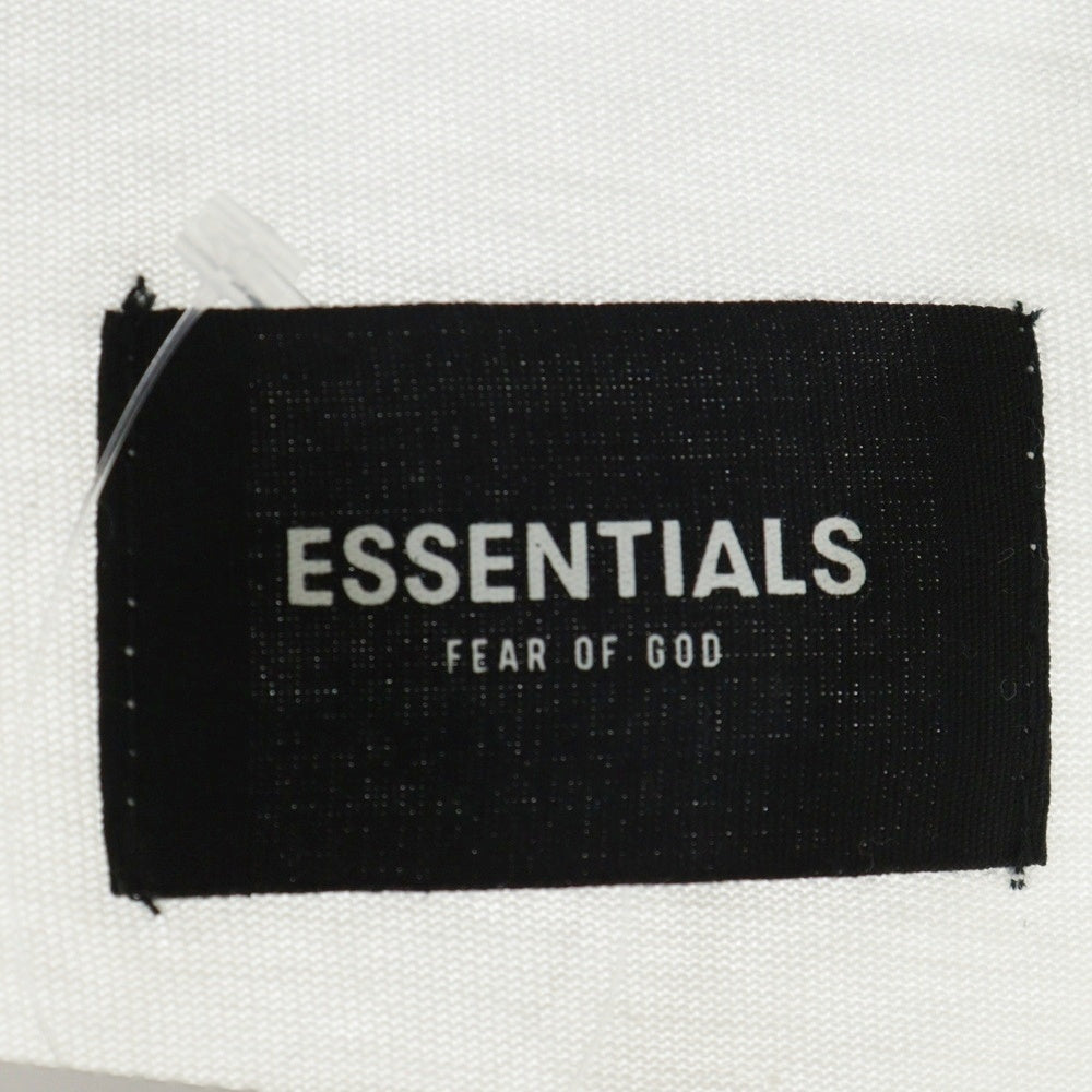 FEAR OF GOD ESSENTIALS(フィアオブゴッド エッセンシャルズ) L/S T-SHIRT バックロゴ長袖Tシャツ ロンT ホワイト
