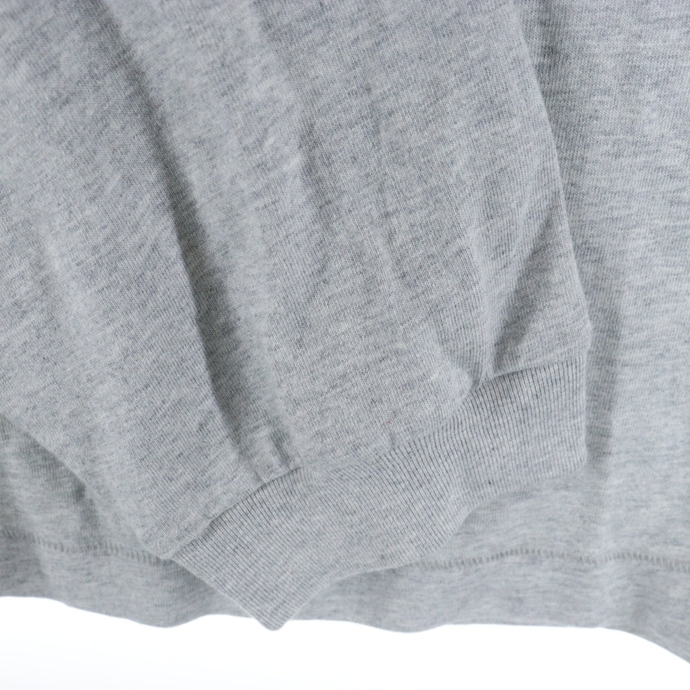 FEAR OF GOD ESSENTIALS(フィアオブゴッド エッセンシャルズ) L/S T-SHIRT ラバーロゴ 長袖Tシャツ ロンT グレー