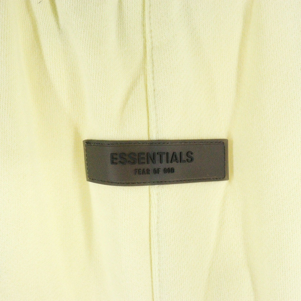 FEAR OF GOD ESSENTIALS(フィアオブゴッド エッセンシャルズ) SHORT PANTS フェルトロゴ スウェットハーフパンツ ショーツ イエロー