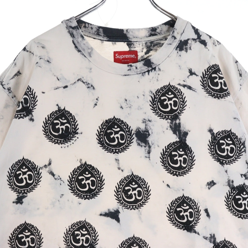 SUPREME(シュプリーム) 18AW Om Tee タイダイ染め 半袖Tシャツ ホワイト