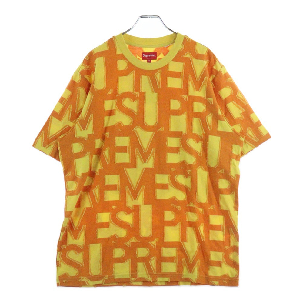 SUPREME(シュプリーム) 20SS Spellout S/S Top スペルアウト 半袖Tシャツ イエロー