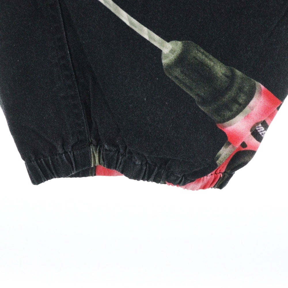 SUPREME(シュプリーム) 19SS Drills Skate Pant ドリル総柄 スケートパンツ ブラック