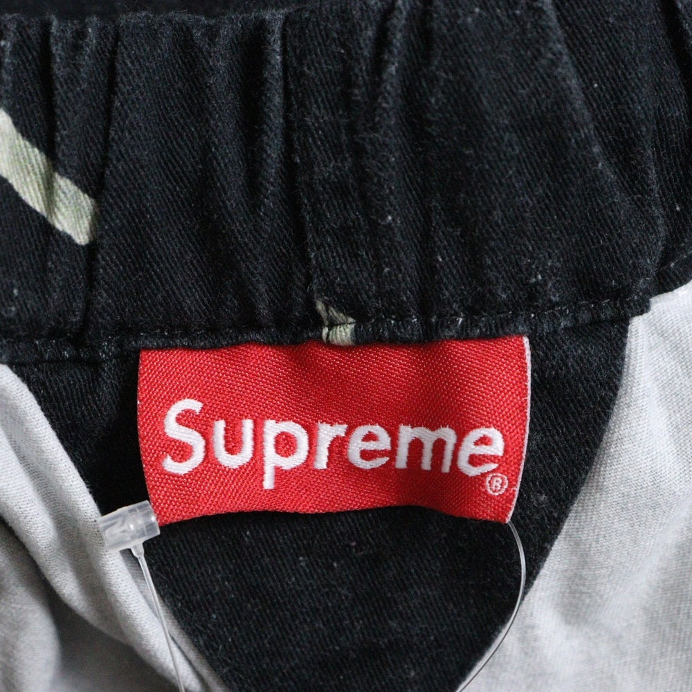 SUPREME(シュプリーム) 19SS Drills Skate Pant ドリル総柄 スケートパンツ ブラック
