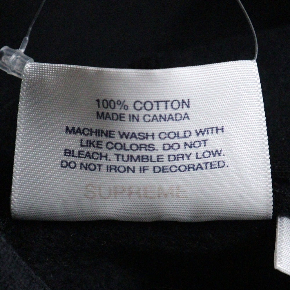 SUPREME(シュプリーム) 17SS Comme Des Garcons SHIRT Box Logo Hooded Sweatshirt コムデギャルソン ボックスロゴ プルオーバースウェットパーカー フーディー ブラック