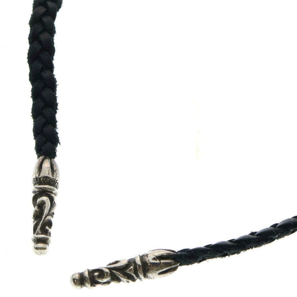 クロムハーツ スクロールレザーブレイド CHROME HEARTS(クロムハーツ) LEATHER BRAID SCROLL ネックレス