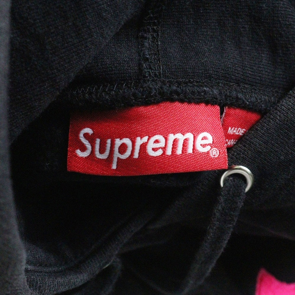 SUPREME(シュプリーム) 19AW S Logo Hooded Sweatshirt Sロゴ フーデッドスウェットシャツ ロゴパッチプルオーバーパーカー ブラック