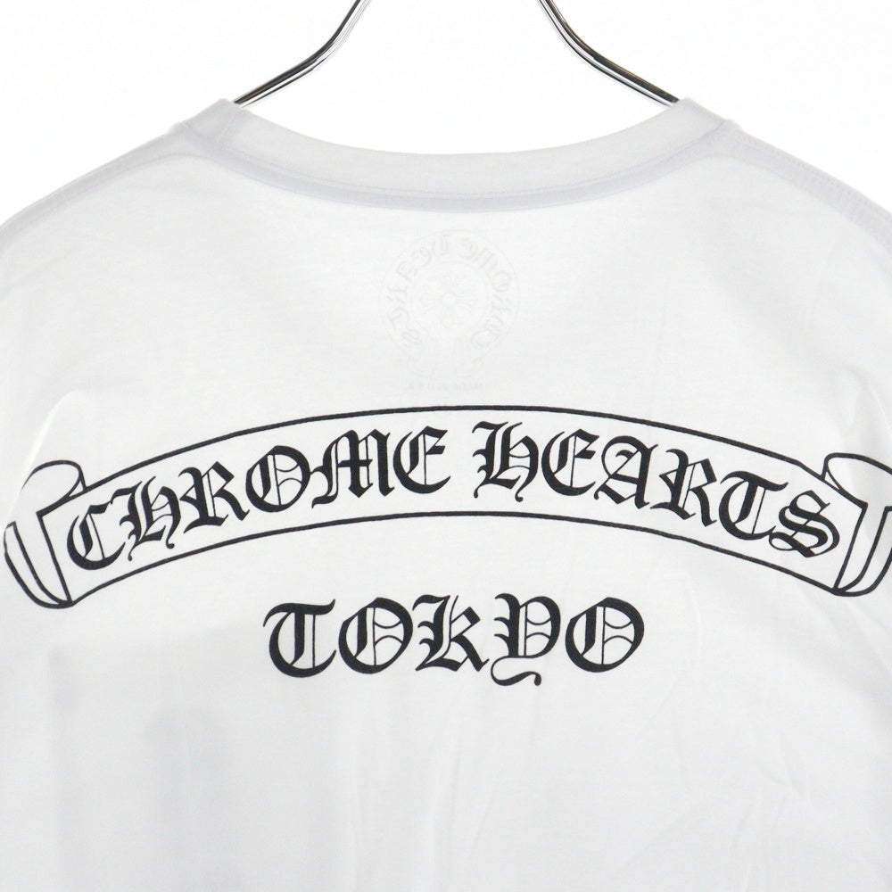 CHROME HEARTS(クロムハーツ) CH T-SHIRT LTD TOKYO 東京限定 バックスクロールプリント 半袖Tシャツ ホワイト