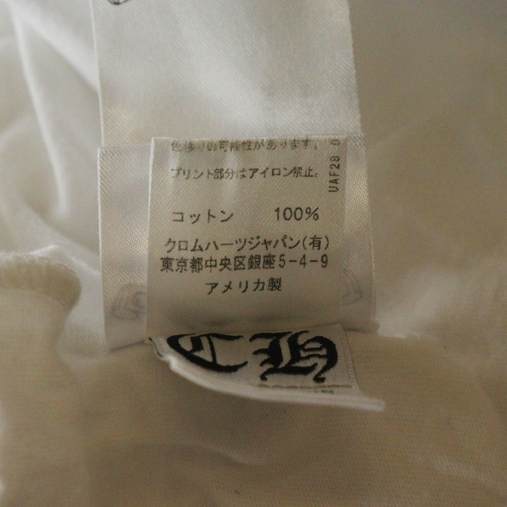 CHROME HEARTS(クロムハーツ) CH T-SHIRT LTD TOKYO 東京限定 バックスクロールプリント 半袖Tシャツ ホワイト
