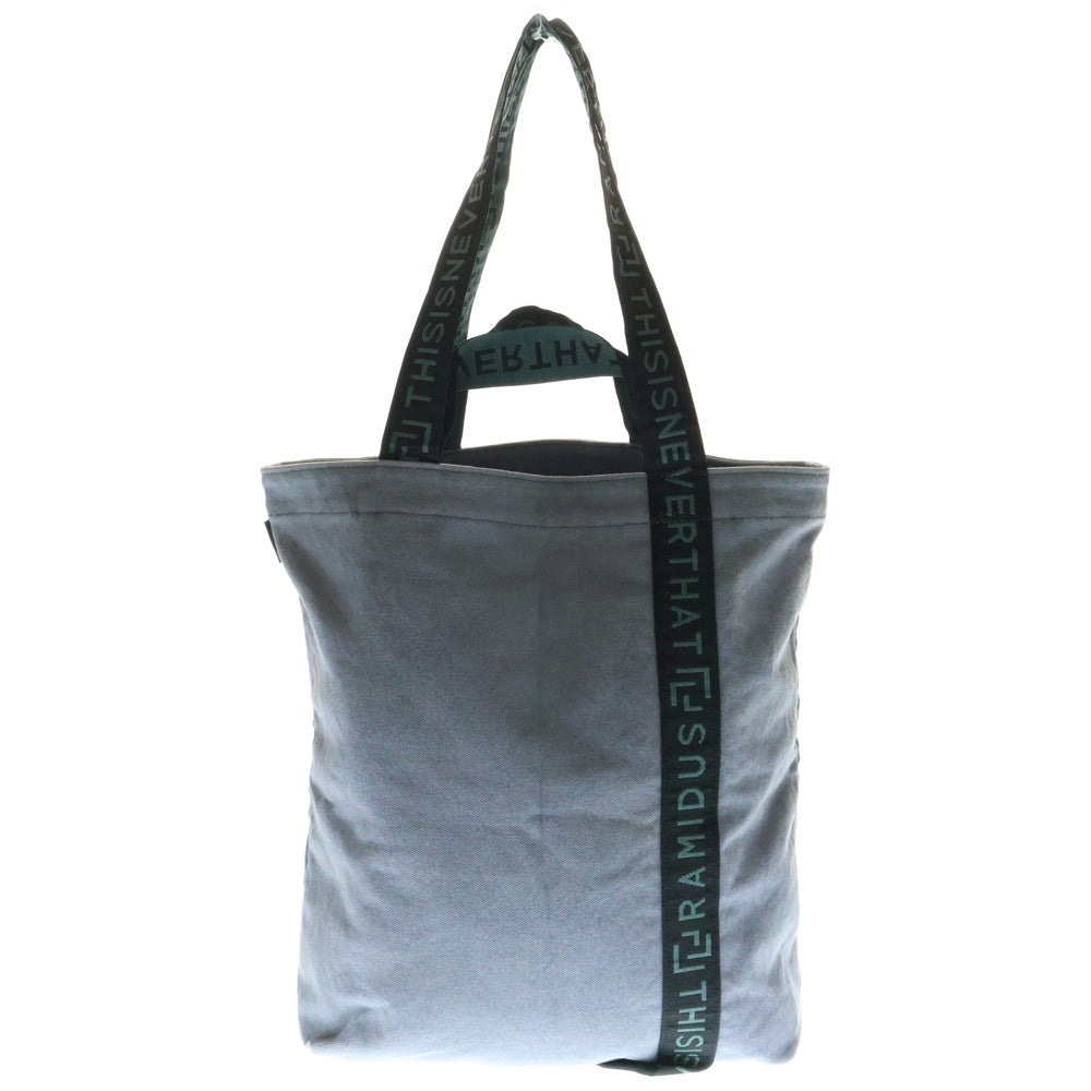 THISISNEVERTHAT(ディスイズネバーザット) ×RAMIDUS Tote Bag ×ラミダス トートバッグM 2wayハンドバッグ グレー