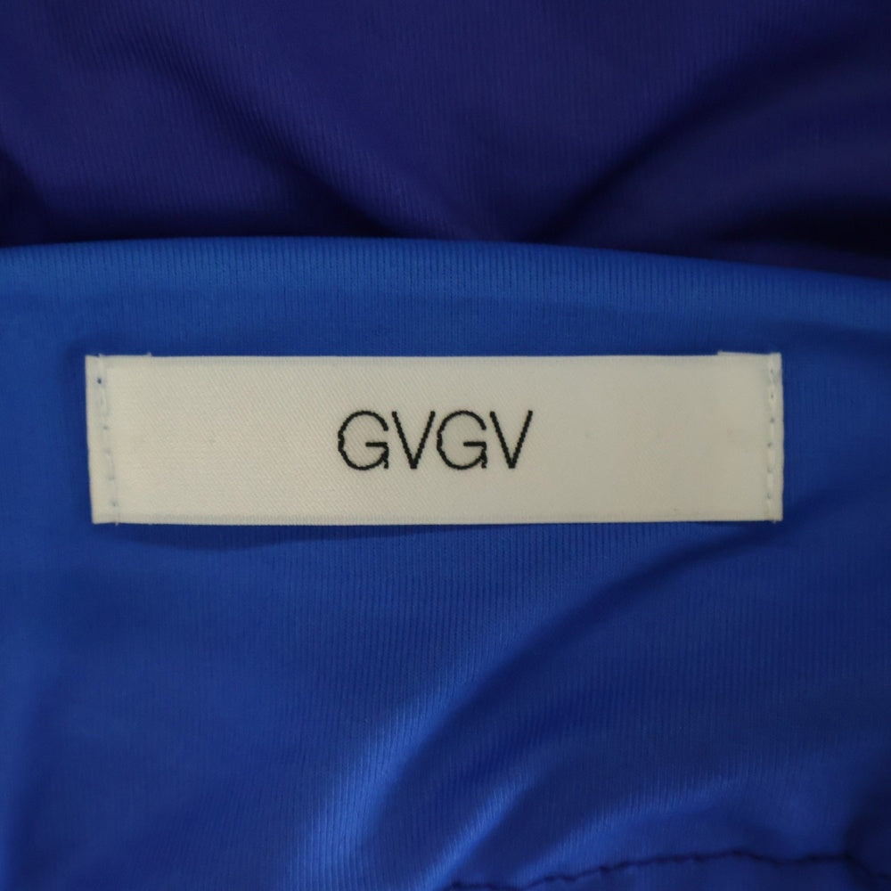 NO BRAND(ノーブランド) 21SS GVGV Beach Print Cami Top ジーブイジーブイ ビーチプリントキャミトップ レディース 総柄キャミソール GV2113007 ブルー