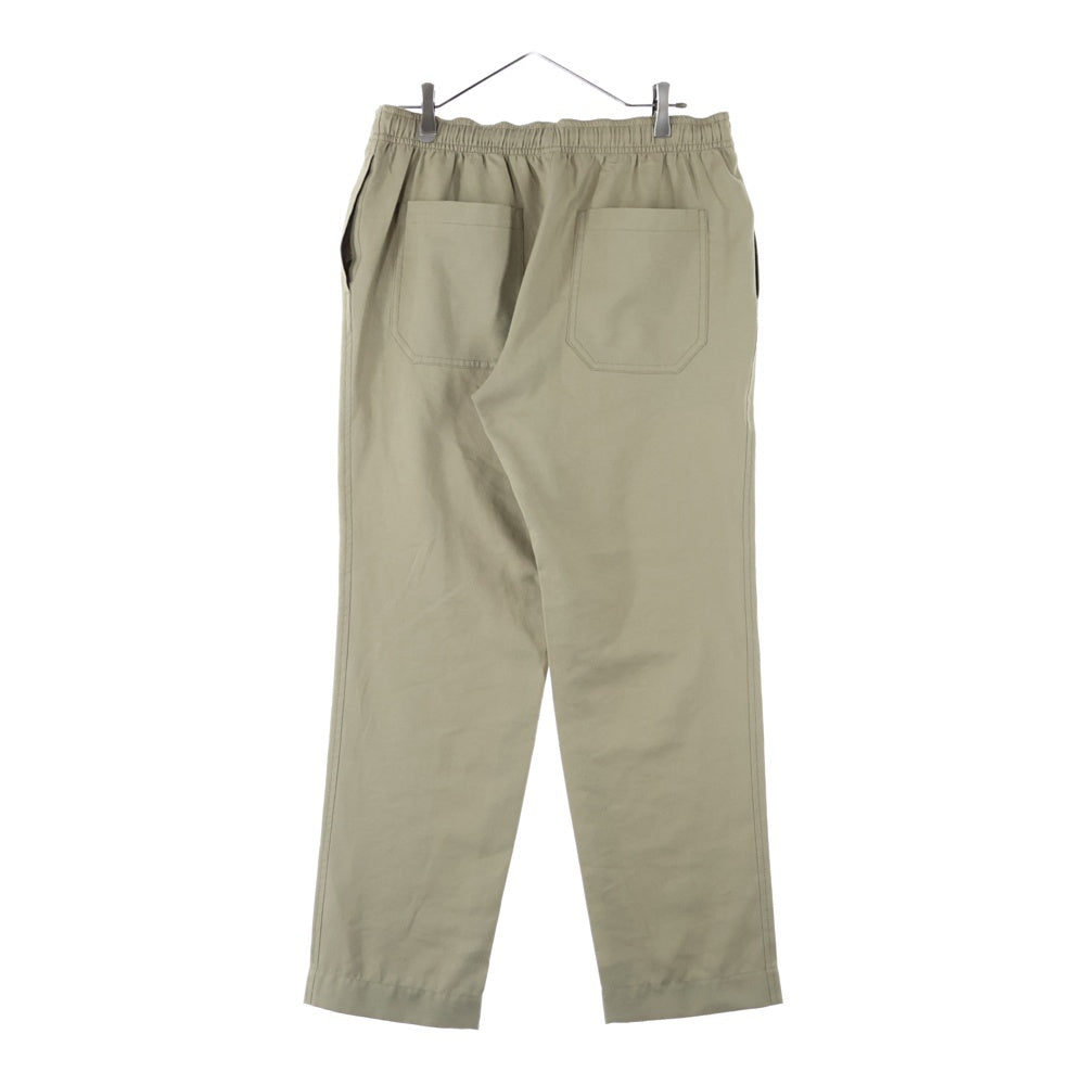 M.I.D.A.(ミダ) テーパードパンツ ドローストリングナイロンスラックス M211803 ブラウン