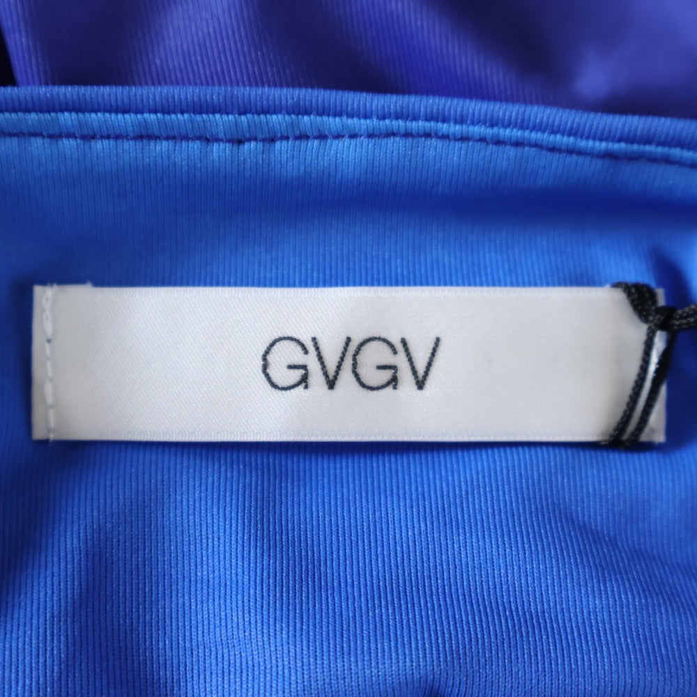 NO BRAND(ノーブランド) GVGV Beach Print Cami Top ジーブイジーブイ ビーチプリントキャミトップ レディース 総柄キャミソール GV2113007 ブルー