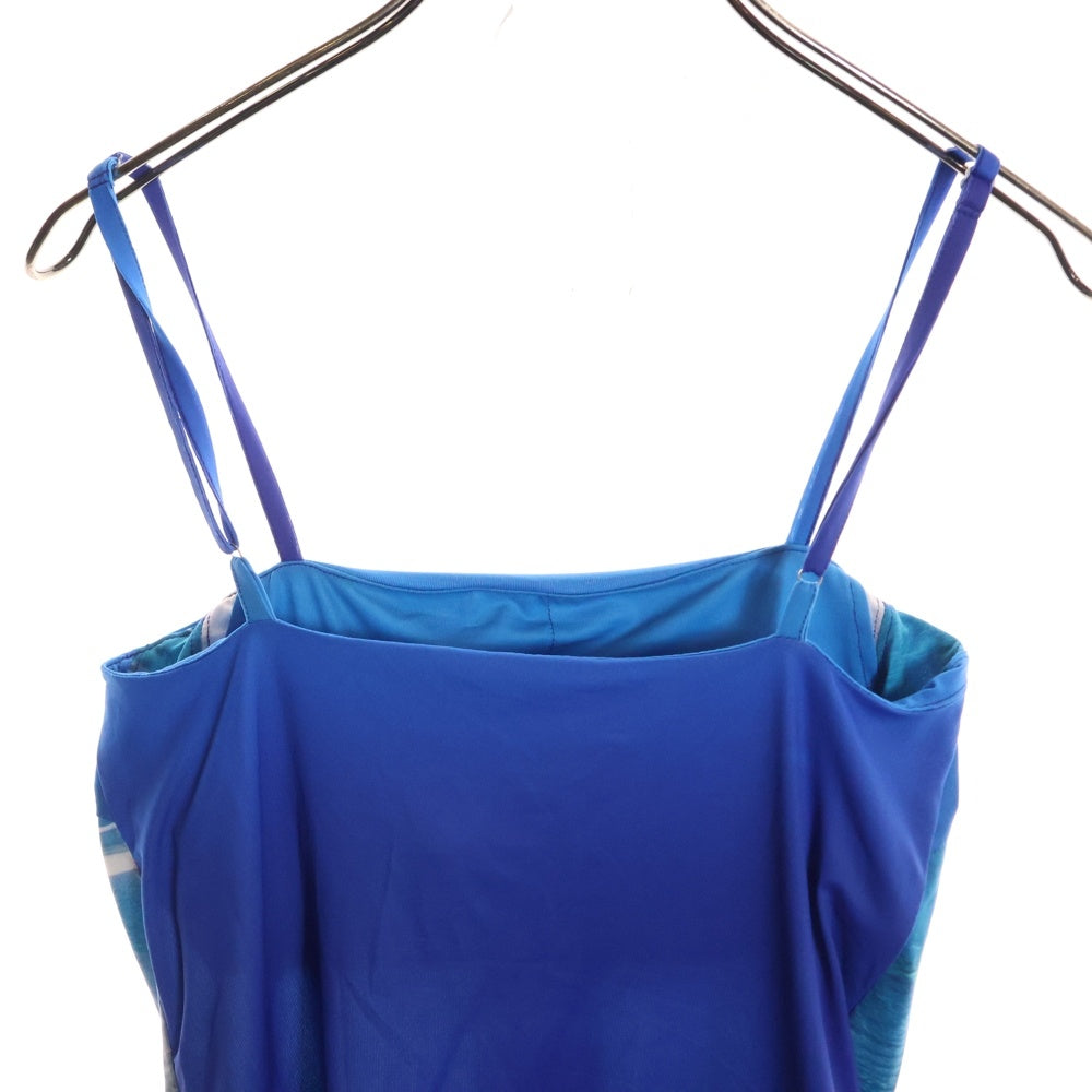 G.V.G.V.(ジーヴィジーヴィ) Beach Print Cami Top ビーチプリントキャミトップ レディース 総柄キャミソール GV2113007 ブルー