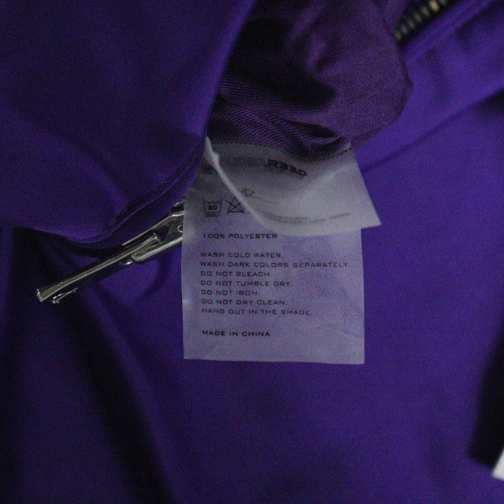 STUDIO R330(ステュディオ アール スリーサーティー) リバーシブルショートボンバージャケット レディース MA1ジャケット R330-58JK パープル