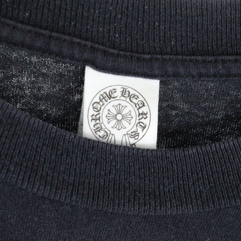 CHROME HEARTS(クロムハーツ) OLD USA Logo S/S TEE スクロールロゴプリントクルーネック半袖Tシャツ ブラック