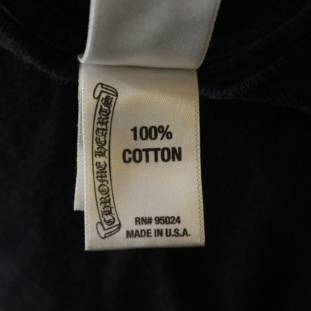 CHROME HEARTS(クロムハーツ) OLD USA Logo S/S TEE スクロールロゴプリントクルーネック半袖Tシャツ ブラック