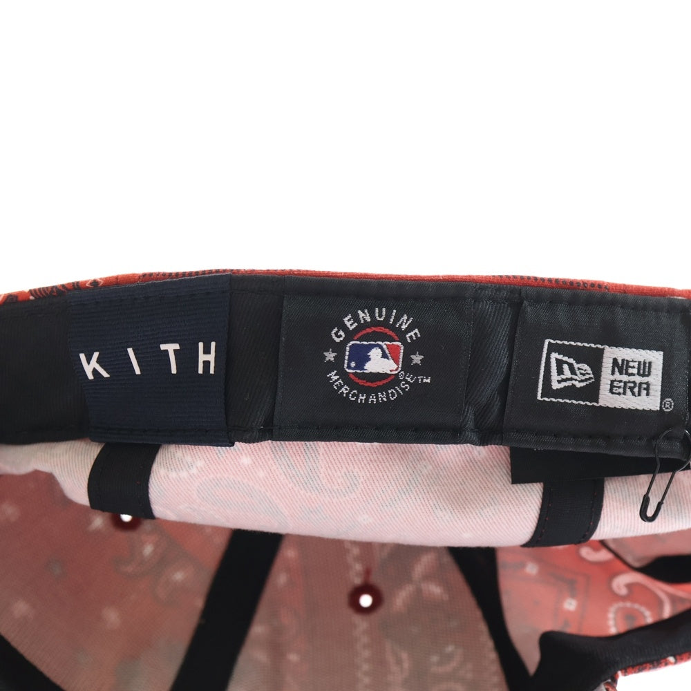 KITH(キス) 21SS New Era Yankees Deconstructed Bandana Cap ニューエラ ニューヨークヤンキース バンダナキャップ 帽子 レッド