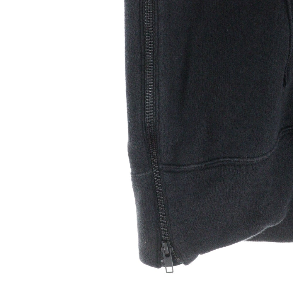 REGULATION Yohji Yamamoto(レギュレーションヨウジヤマモト) SAMPLE ノースリーブサイドジッププルオーバーパーカー サンプル FQ-T51-010-1-2 ブラック