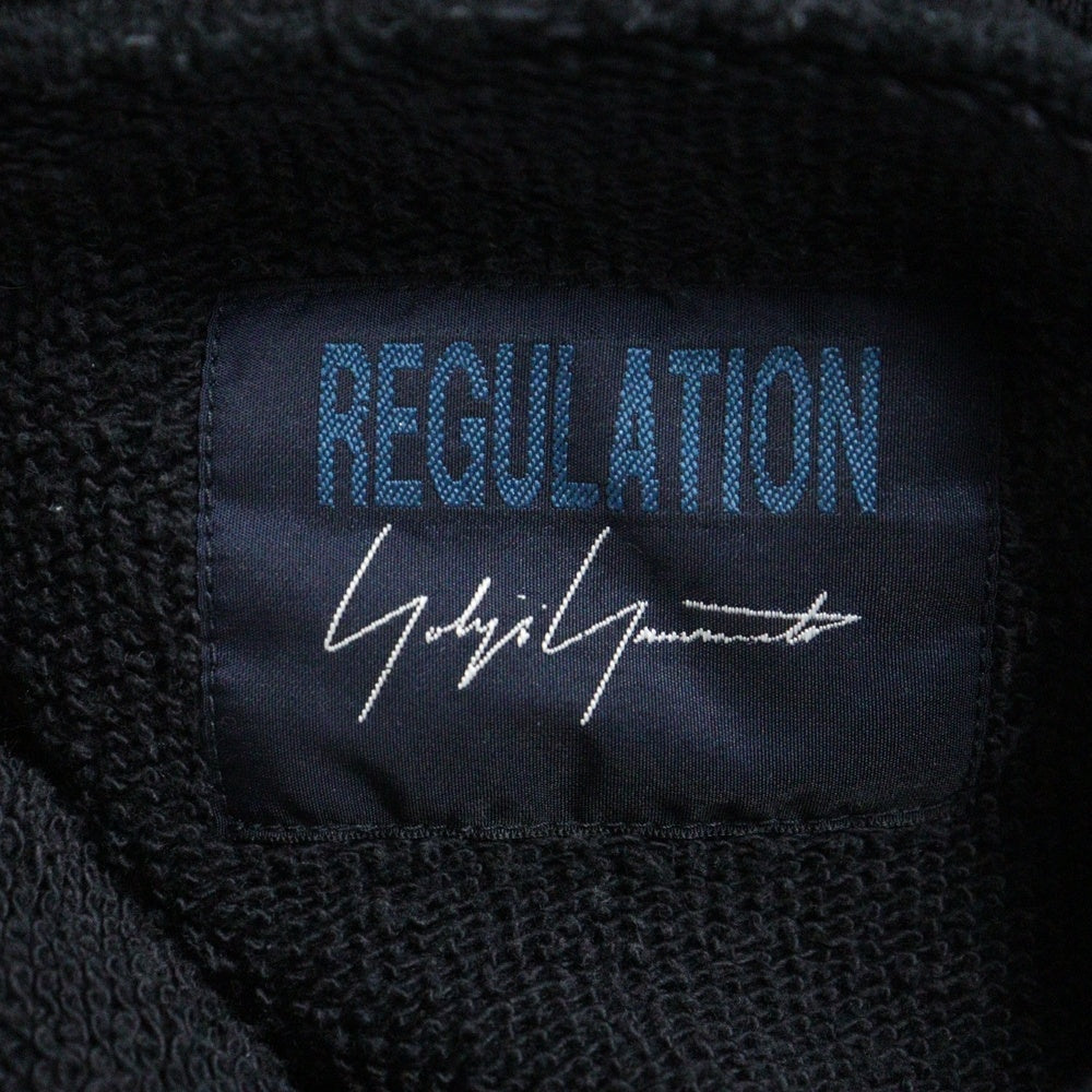 REGULATION Yohji Yamamoto(レギュレーションヨウジヤマモト) SAMPLE ノースリーブサイドジッププルオーバーパーカー サンプル FQ-T51-010-1-2 ブラック