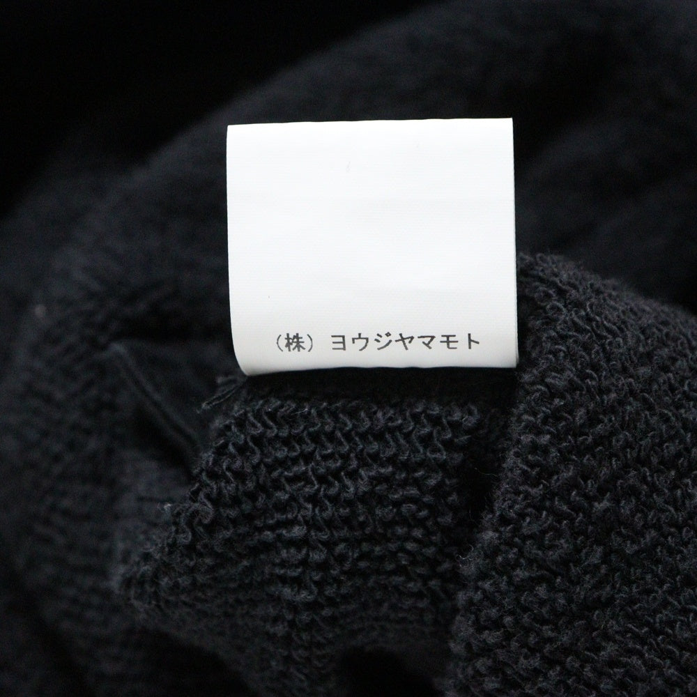 REGULATION Yohji Yamamoto(レギュレーションヨウジヤマモト) SAMPLE ノースリーブサイドジッププルオーバーパーカー サンプル FQ-T51-010-1-2 ブラック