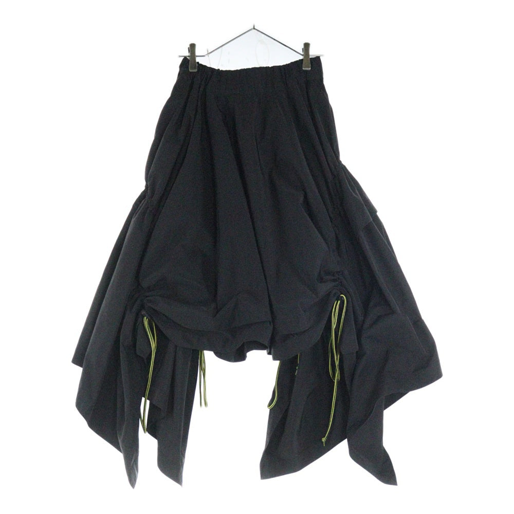 LIMI feu(リミフゥ) 20AW Draw Code Skirt ドローコード スカート ブラック レディース LR-S12-911
