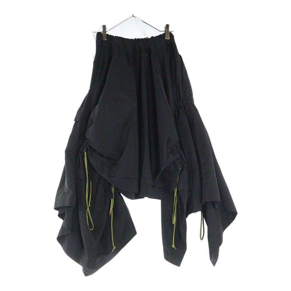 LIMI feu(リミフゥ) 20AW Draw Code Skirt ドローコード スカート ブラック レディース LR-S12-911