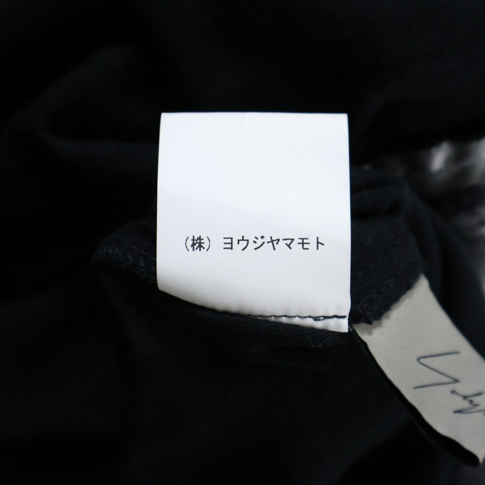 Yohji Yamamoto FEMME(ヨウジヤマモトファム) 22SS SAMPLE Silk Asymmetric Shirt シルク アシンメトリーシャツ ブラック レディース サンプル FG-B06-835