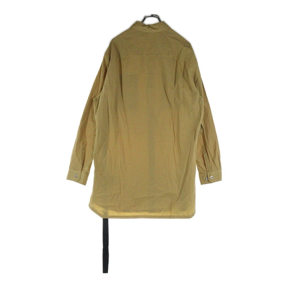 DRKSHDW(ダークシャドウ) JUMBO OUTERSHIRT ジャンボアウターシャツ 長袖シャツ イエロー DU01D1297-P