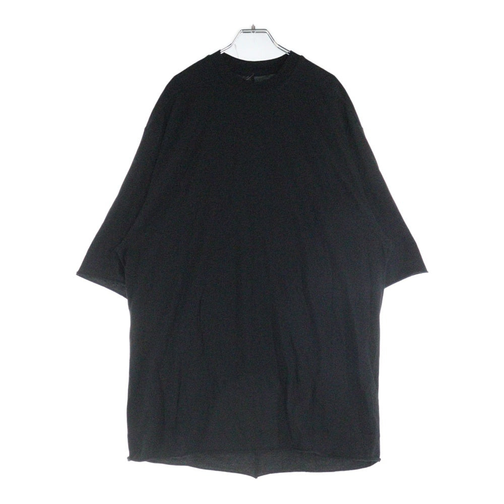 Rick Owens(リックオウエンス) 25SS Hollywood Jumbo T-Shirt ジャンボ 半袖Tシャツ ブラック RO01E7273-JA