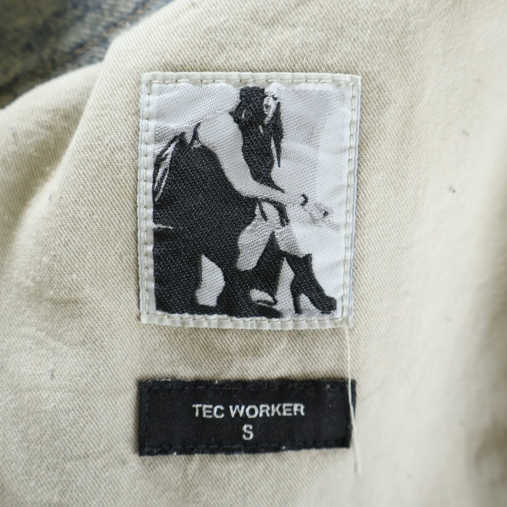 DRKSHDW(ダークシャドウ) TEC WORKER テックワーカー デニムジャケット Gジャン DS01D1704-DKY