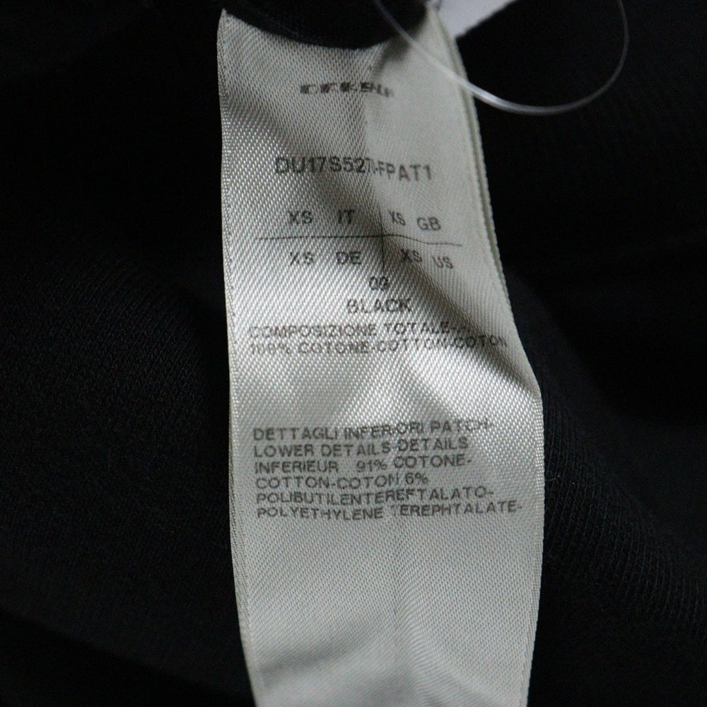 DRKSHDW(ダークシャドウ) 17SS SWEATSHIRT パッチ クルーネックスウェットトレーナー ブラック DU17S5270-FPAT1