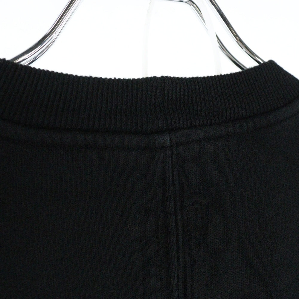 DRKSHDW(ダークシャドウ) 16SS SWEATSHIRT パッチ クルーネックスウェットトレーナー ブラック DU16S1270-FPAT1