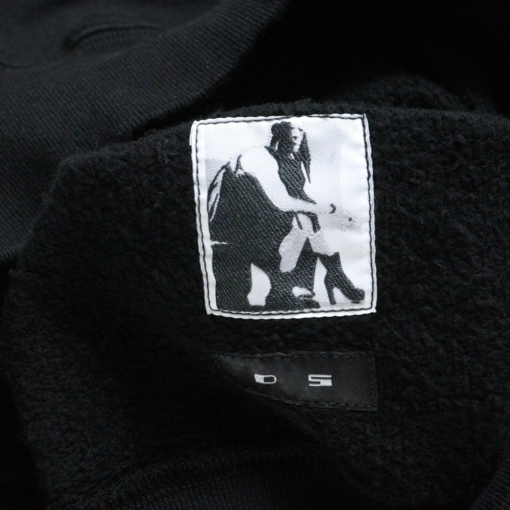 DRKSHDW(ダークシャドウ) 16SS SWEATSHIRT パッチ クルーネックスウェットトレーナー ブラック DU16S1270-FPAT1