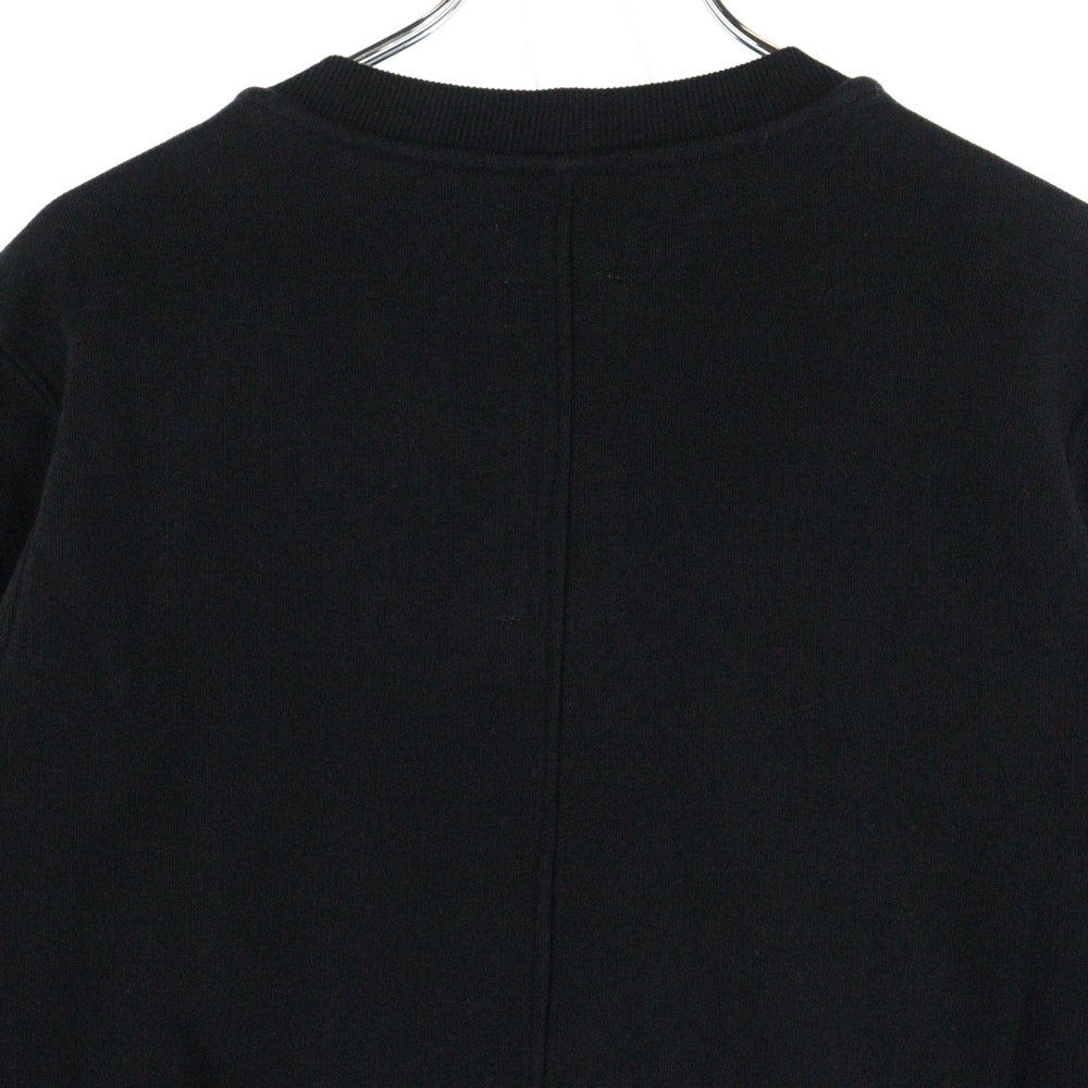 DRKSHDW(ダークシャドウ) 17AW SWEATSHIRT 刺繍 クルーネックスウェットトレーナー ブラック DU17F2270-FEMB