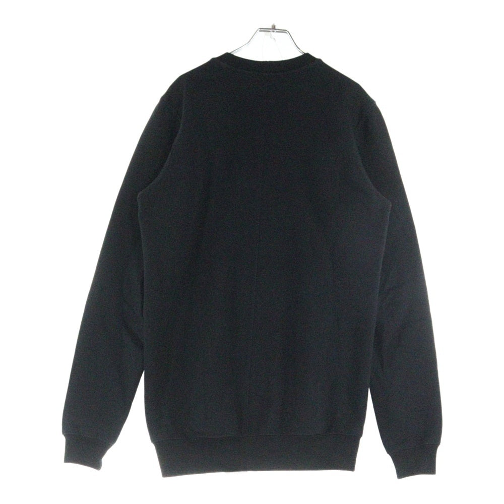 DRKSHDW(ダークシャドウ) 16AW SWEATSHIRT 刺繍 クルーネックスウェットトレーナー ブラック DU16F8270-FEMBB