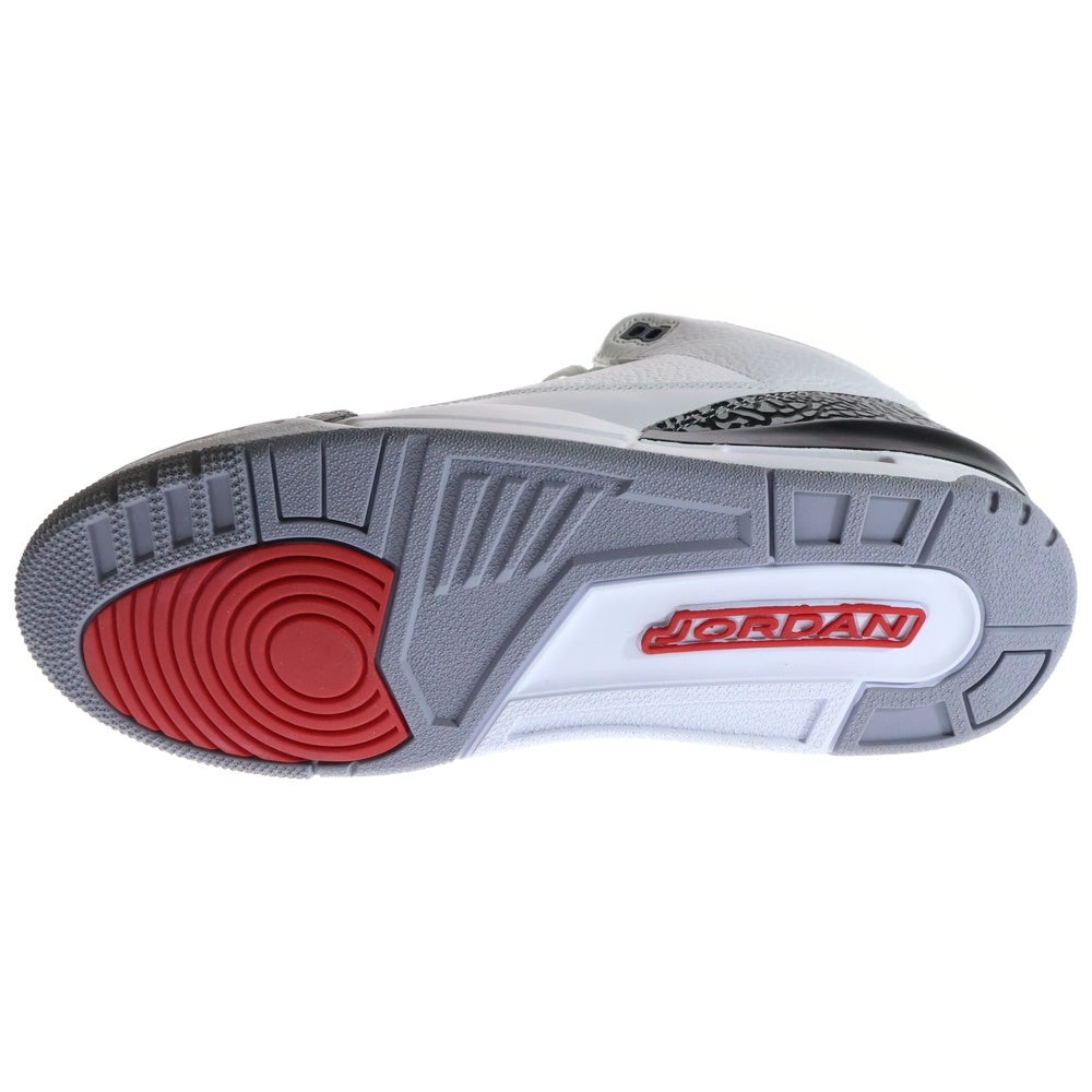 NIKE(ナイキ) AIR JORDAN3 RETRO エアジョーダン3 ホワイトセメント ハイカットスニーカー ホワイト US10.5/28.5cm 136064-105