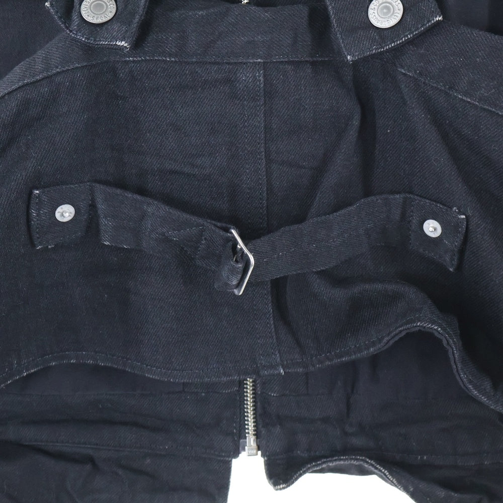 FACETASM(ファセッタズム) ×Levi's TYPE 1 VEST リーバイス タイプワン ベスト ブラック YA-VE-U01