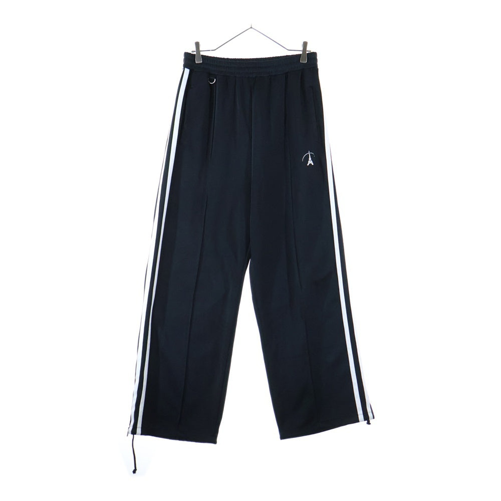 doublet(ダブレット) VINTAGE EFFECT TRACK PANTS ヴィンテージ エフェクト トラックパンツ ブラック/ホワイト