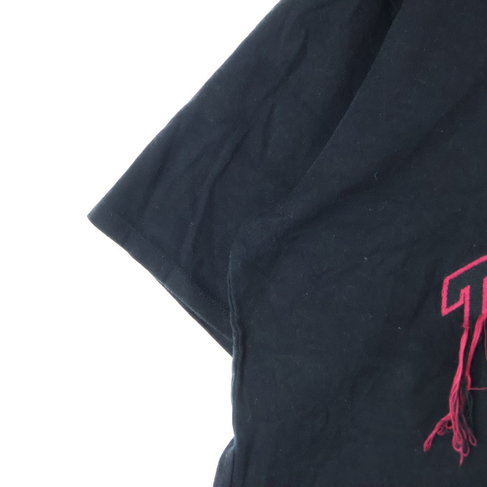 doublet(ダブレット) 18SS FLYING TEE フライング 半袖Tシャツ カットソー ブラック