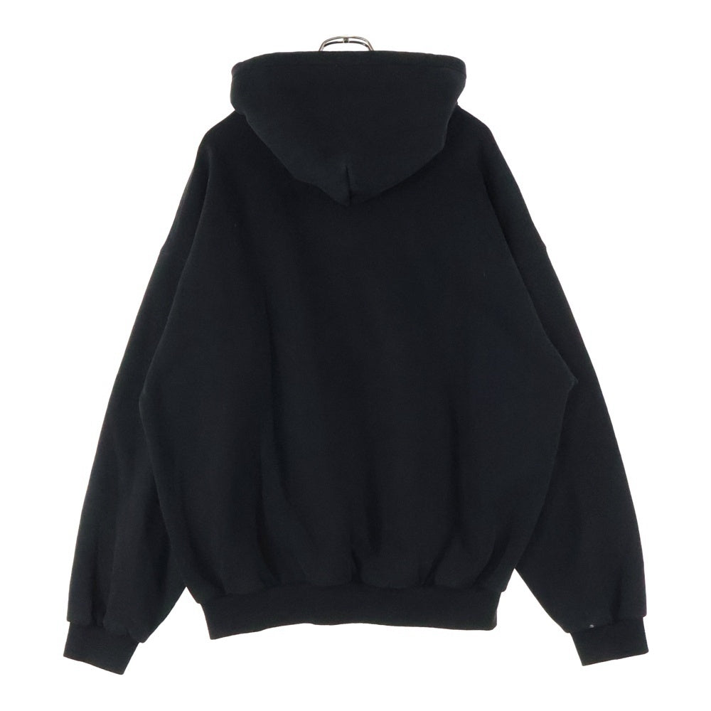 Hombre Nino(オンブレ ニーニョ) Rubber Logo Hoodie ラバーロゴフーディー プルオーバースウェットパーカー HN0222-CT0003 ブラック