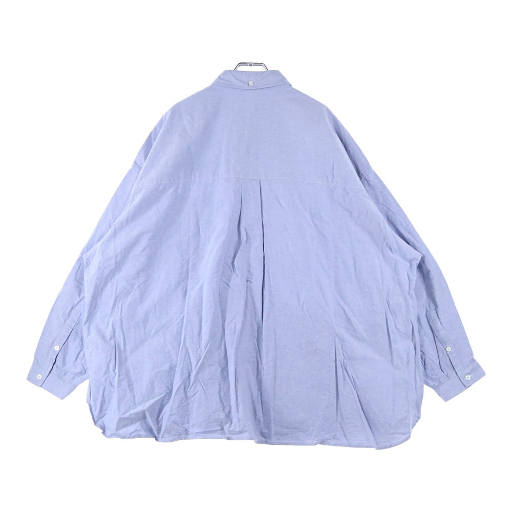 FreshService(フレッシュサービス) Corporate B.D Shirt コーポレートボタンダウンシャツ コットン長袖シャツ FSW-22-SH_14 ブルー