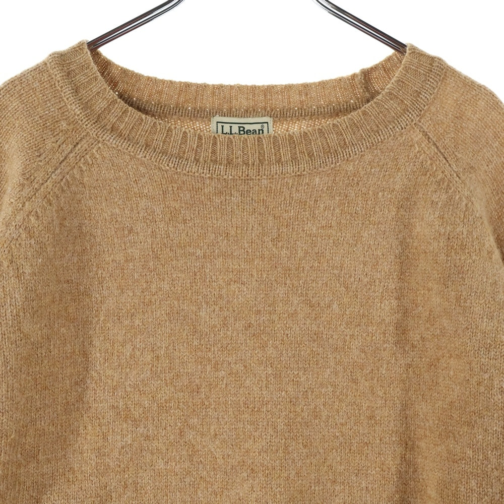 L.L.Bean(エルエルビーン) ウールラグランニットセーター クルーネックニットセーター ブラウン