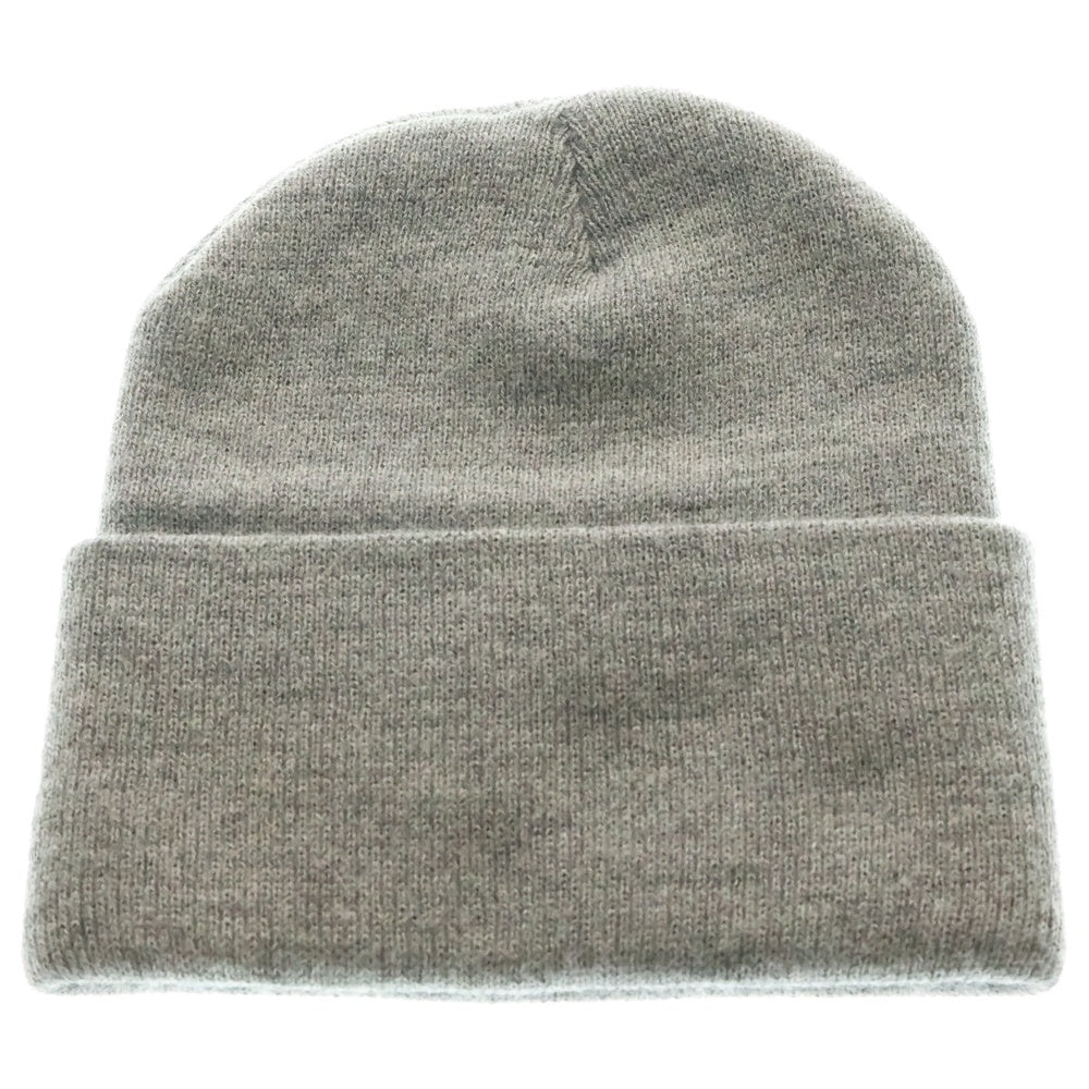 CARHARTT(カーハート) LEATHER LABEL WATCH HAT-HEATHER レザーラベル ウォッチハットヘザー ビーニー ニット帽 帽子 グレー 101070 HGY