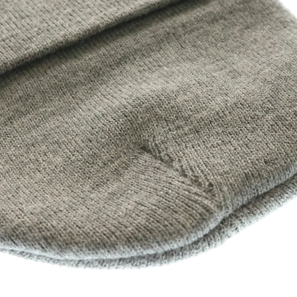 CARHARTT(カーハート) LEATHER LABEL WATCH HAT-HEATHER レザーラベル ウォッチハットヘザー ビーニー ニット帽 帽子 グレー 101070 HGY