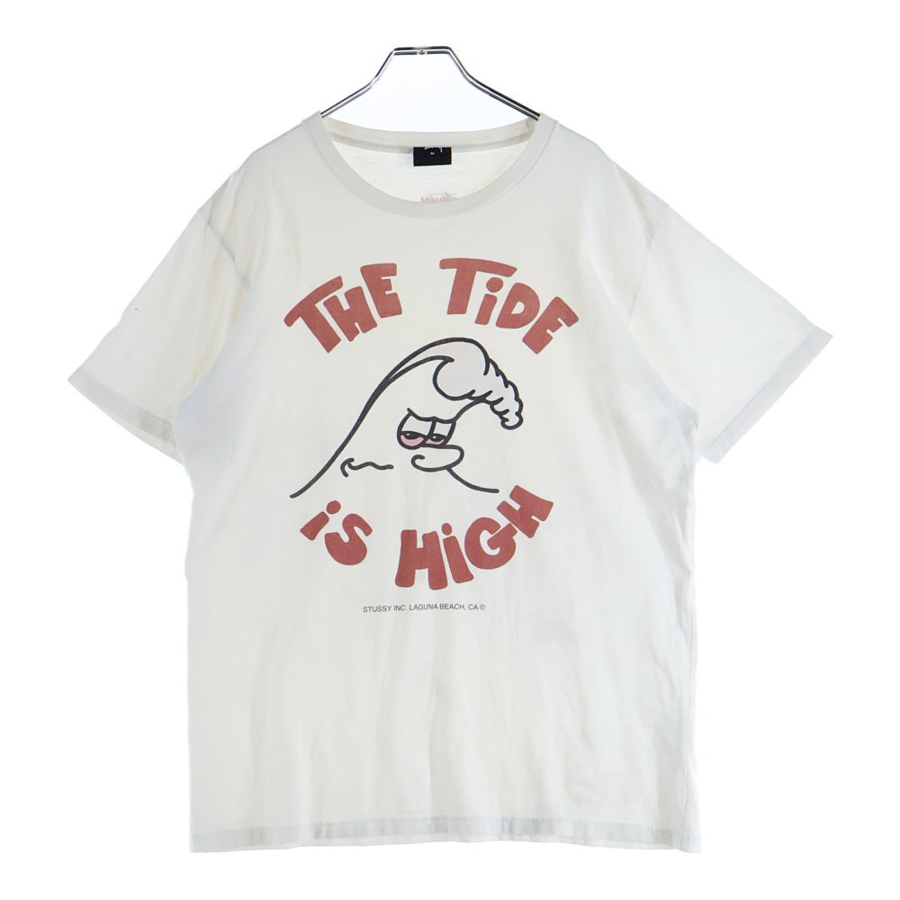 STUSSY(ステューシー) HIGH TIDE TEE ハイタイド 半袖Tシャツ カットソー ホワイト