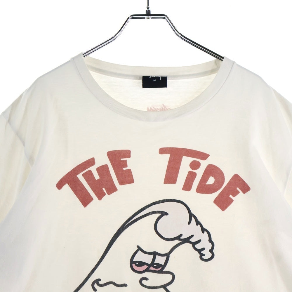 STUSSY(ステューシー) HIGH TIDE TEE ハイタイド 半袖Tシャツ カットソー ホワイト