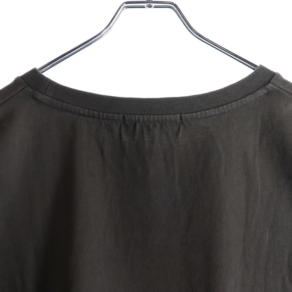 ADRER(アドラー) VINTAGE LIKE RETRO LOGO TEE ヴィンテージ ライク レトロ ロゴ 半袖Tシャツ カットソー ブラウン